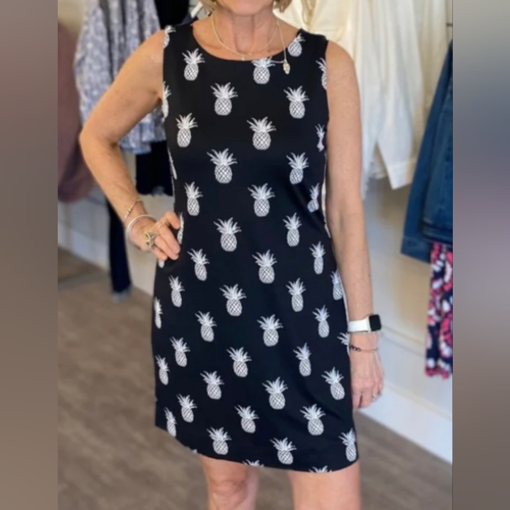 Lulu B Sleeveless Pineapple Dress Size XS